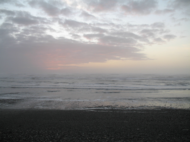 Sea at dusk 1