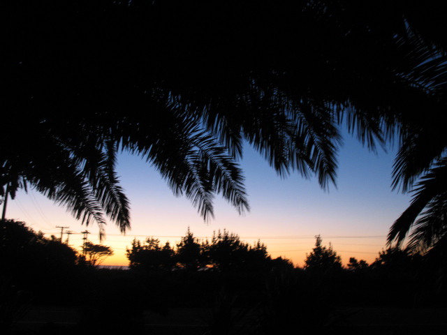 Sunset from my verandah 1