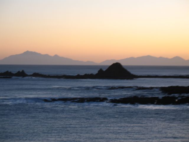 Sunset in Cook Strait