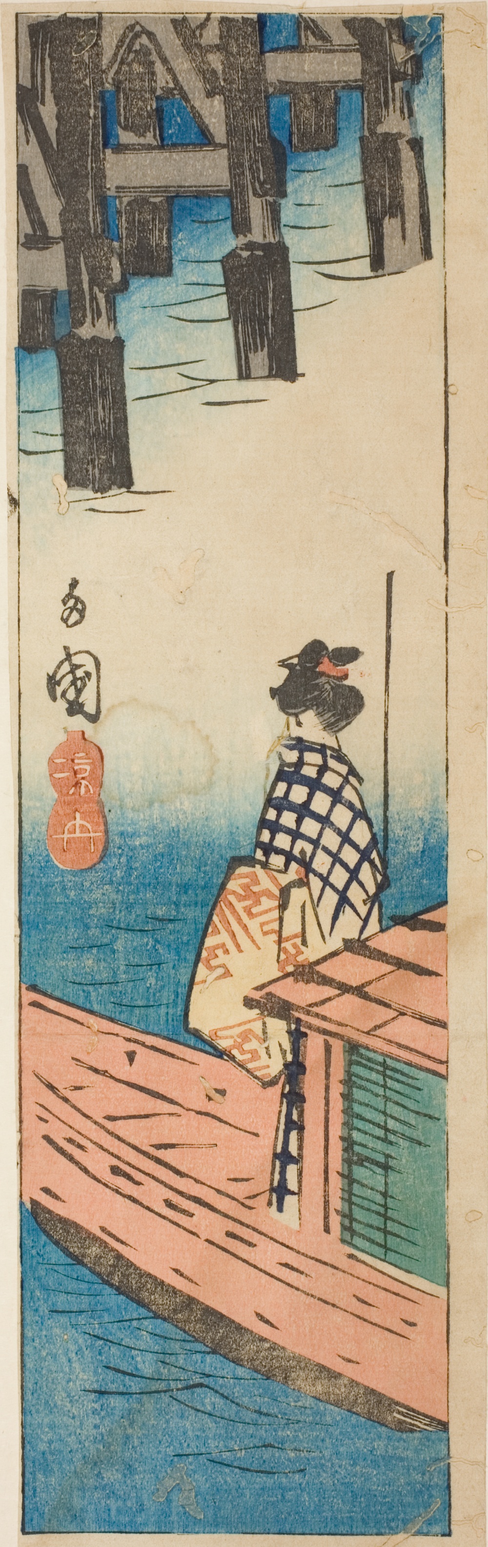 『張交図江戸名所』より「両国涼船」