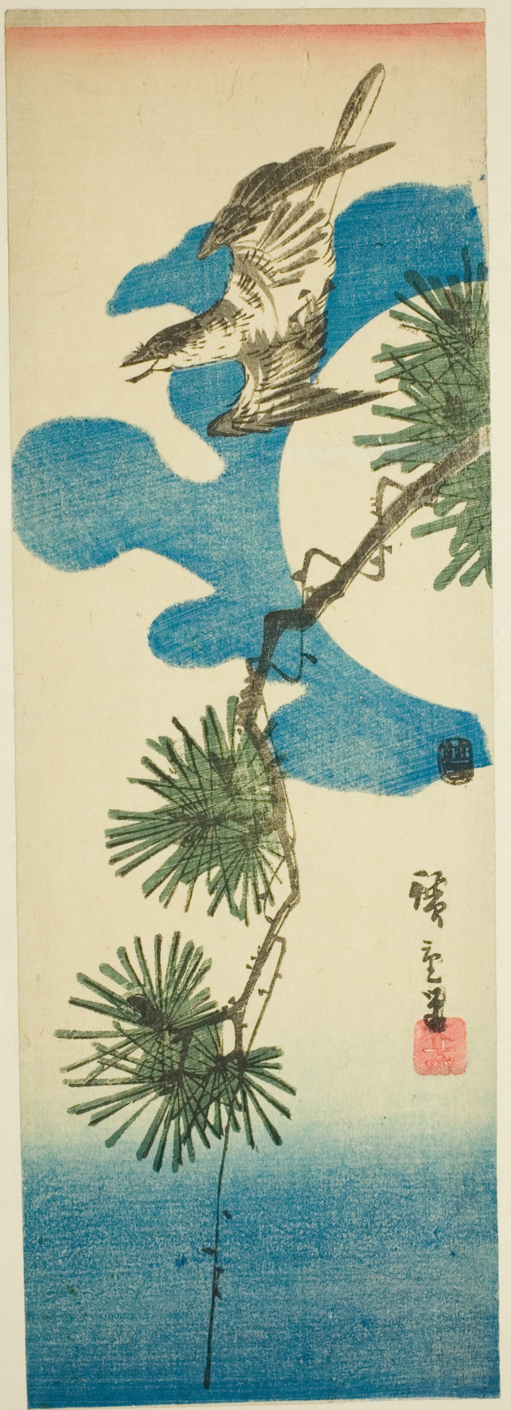 「郭公、松枝、満月」