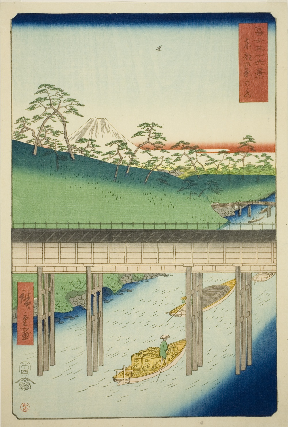 『富嶽三十六景』より「東都御茶ノ水」