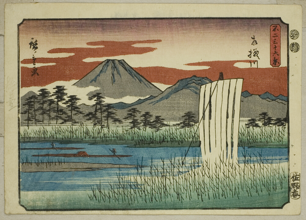 『富嶽三十六景』より「相模川」
