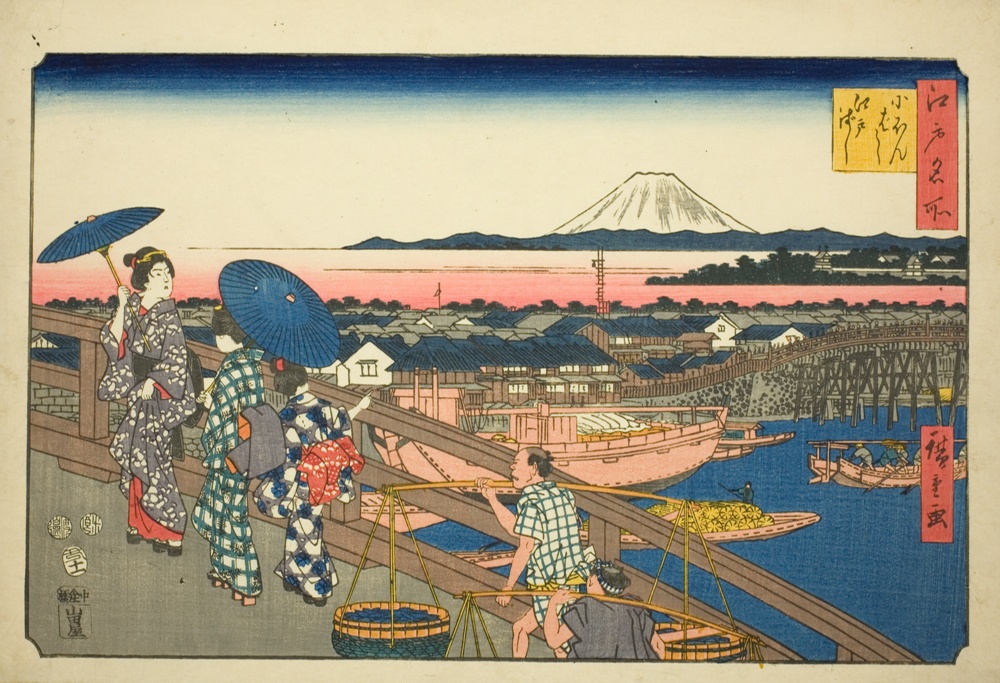 『江戸名所』より「日本橋江戸橋」