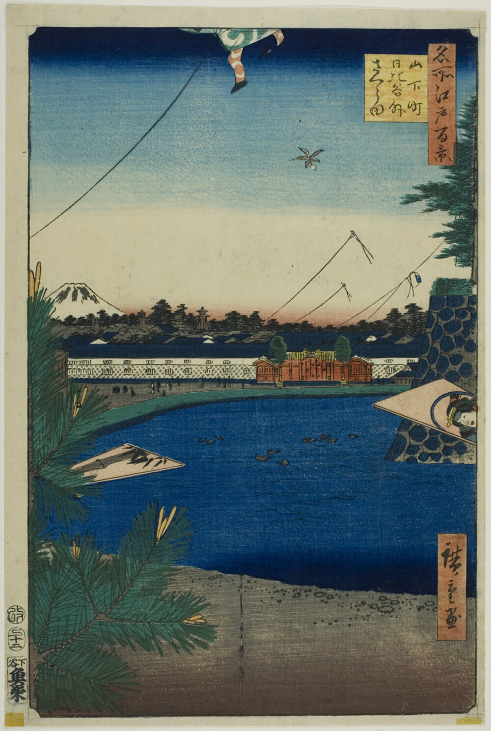 『名所江戸百景』より「山下町日比谷外桜田」