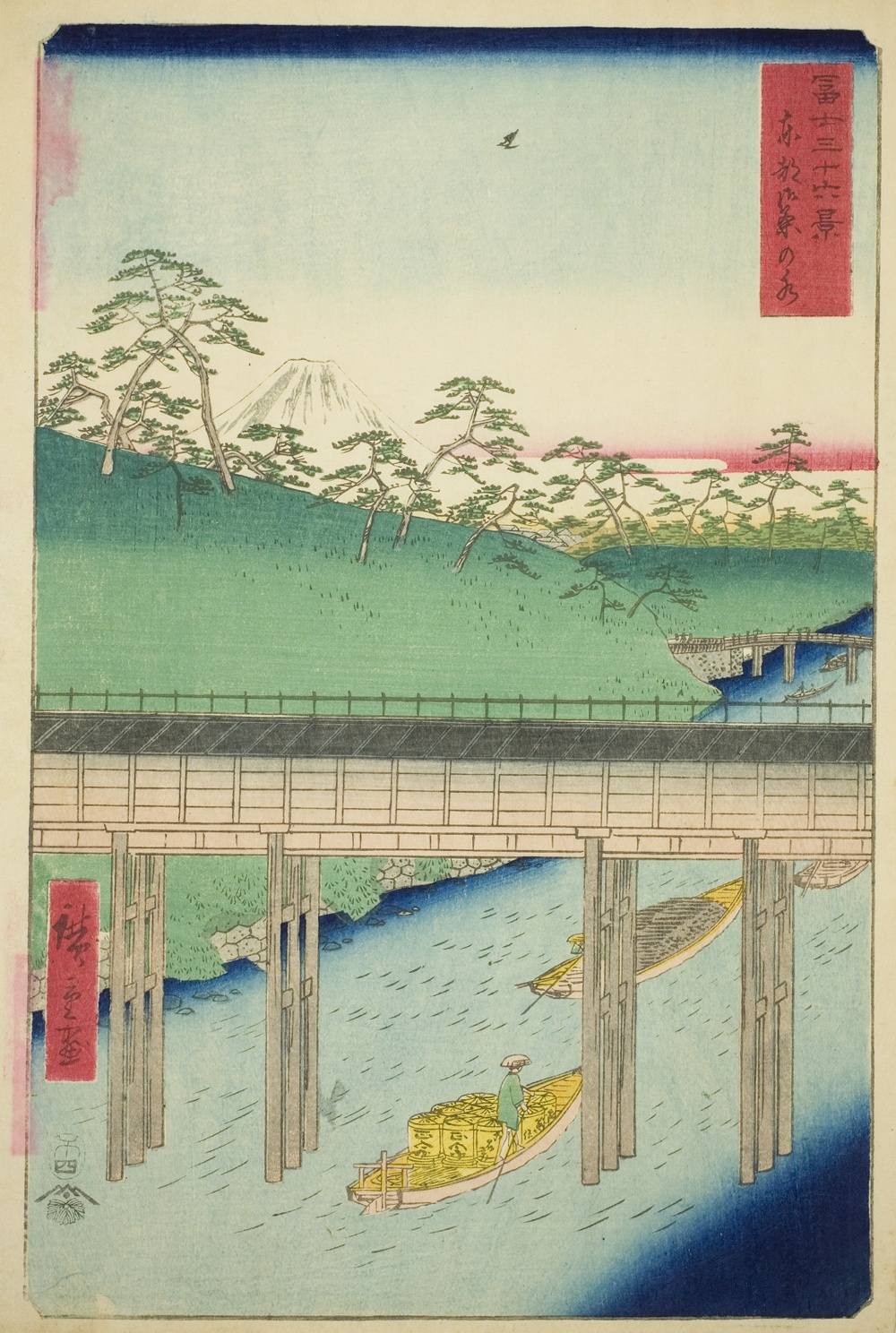 『富嶽三十六景』より「東都御茶ノ水」