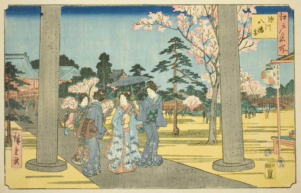 『江戸名所』より「深川八幡宮」