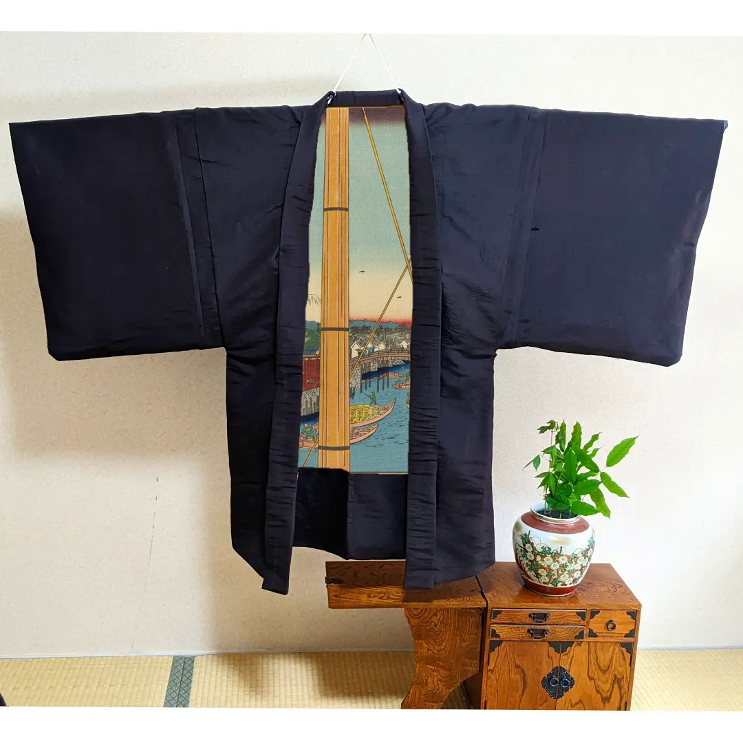 『名所江戸百景』より「鉄砲洲稲荷橋湊神社」