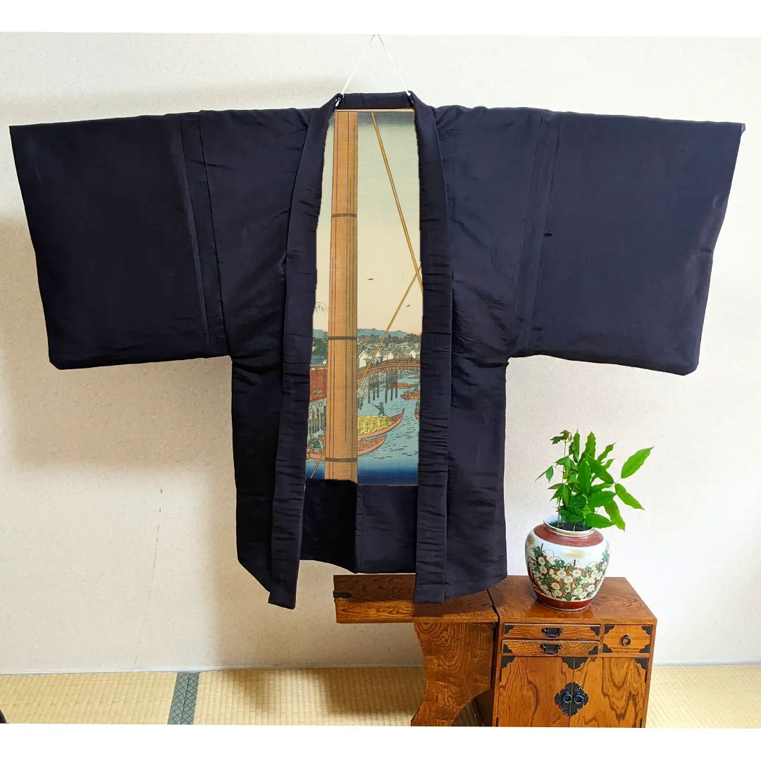 『名所江戸百景』より「鉄砲洲稲荷橋・湊神社」