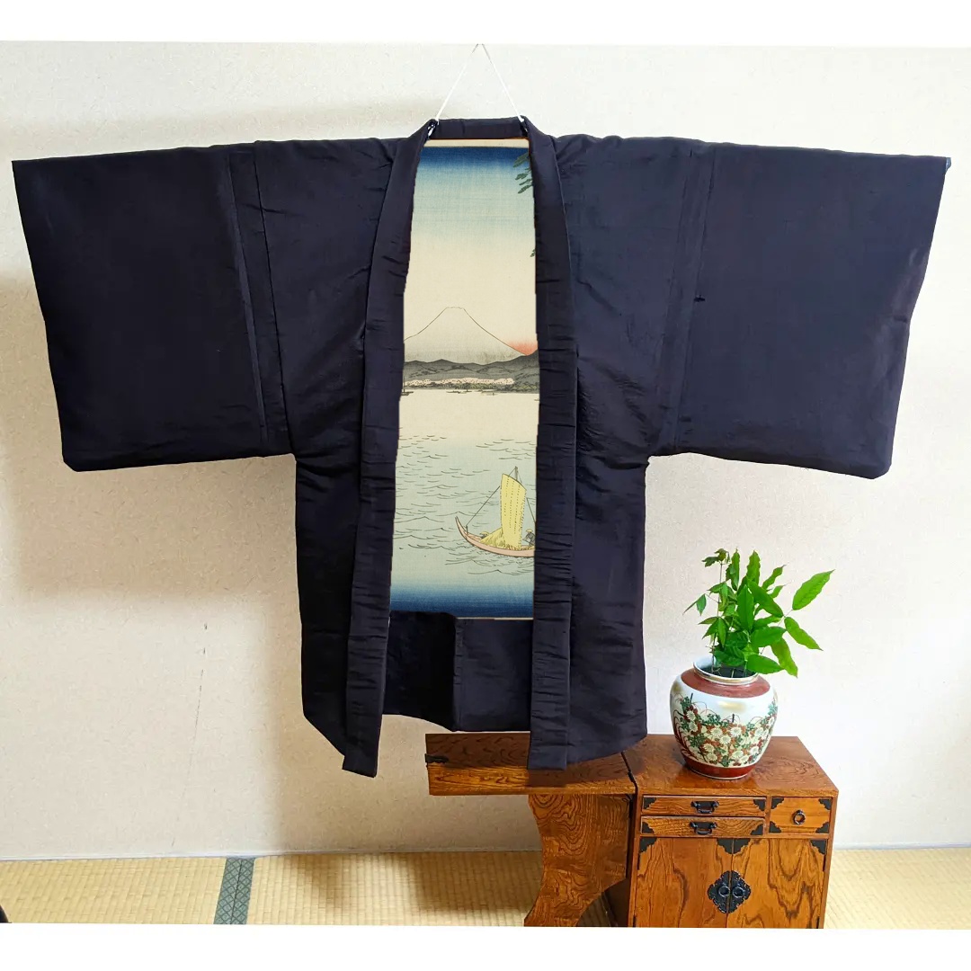 『富嶽三十六景』より「武蔵野本牧の花」