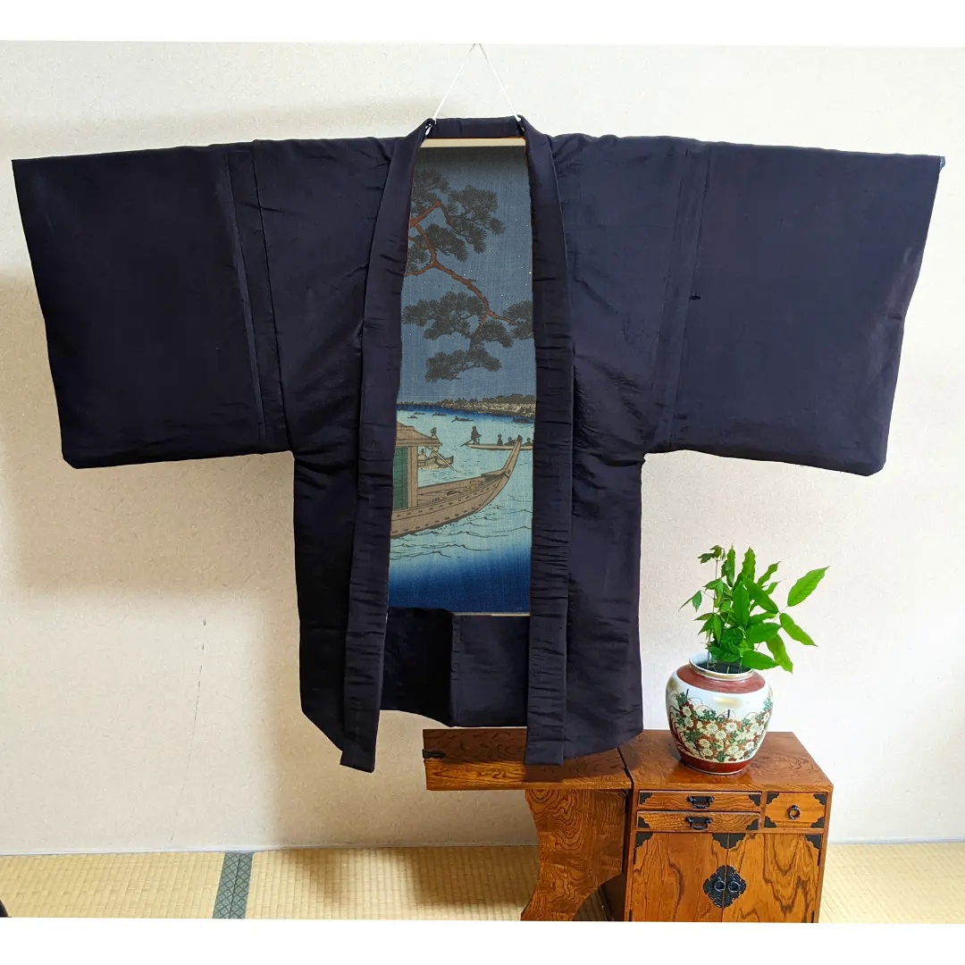 『名所江戸百景』より「浅草川　成就院の松・大厩橋」