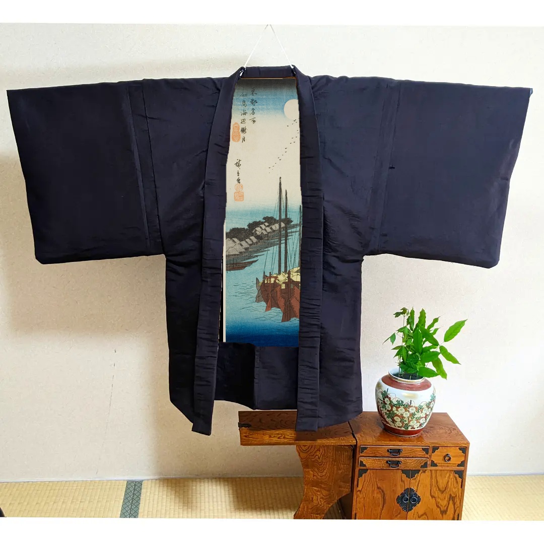 『東都名所』より「佃島海辺朧月」