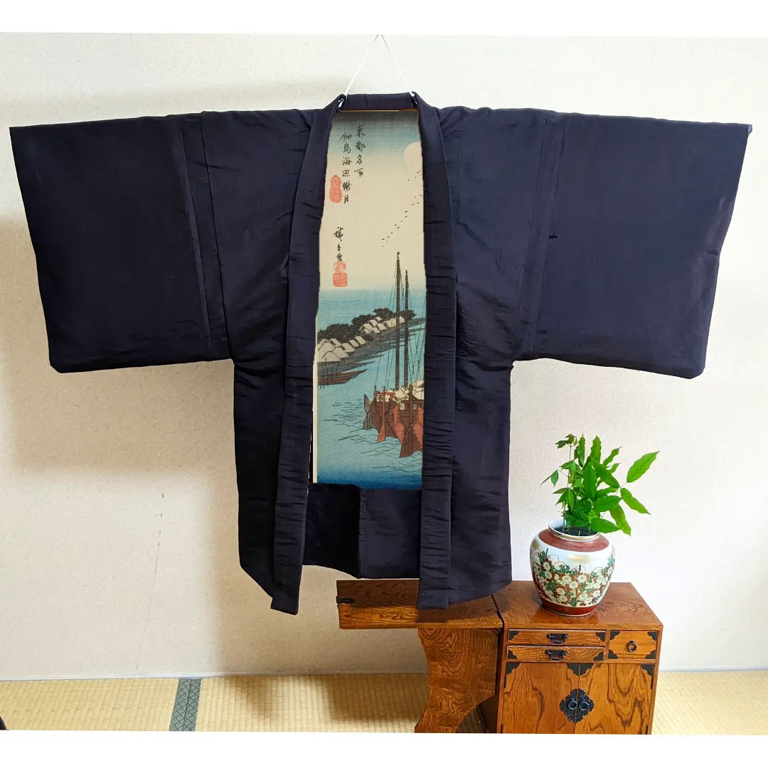 『東都名所』より「佃島海岸朧月」