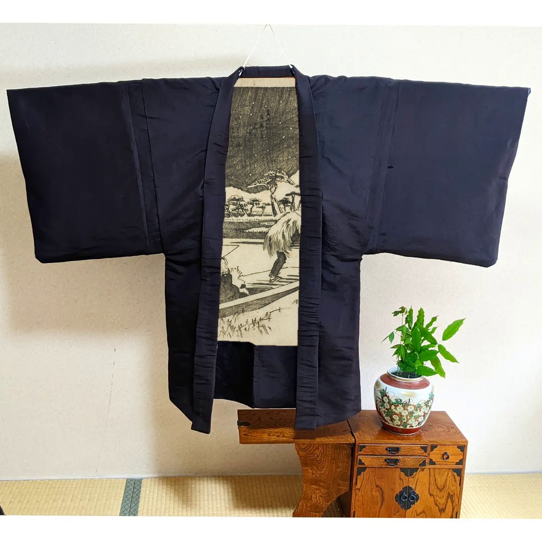 『名所四季の眺め』より「冬　隅田川」