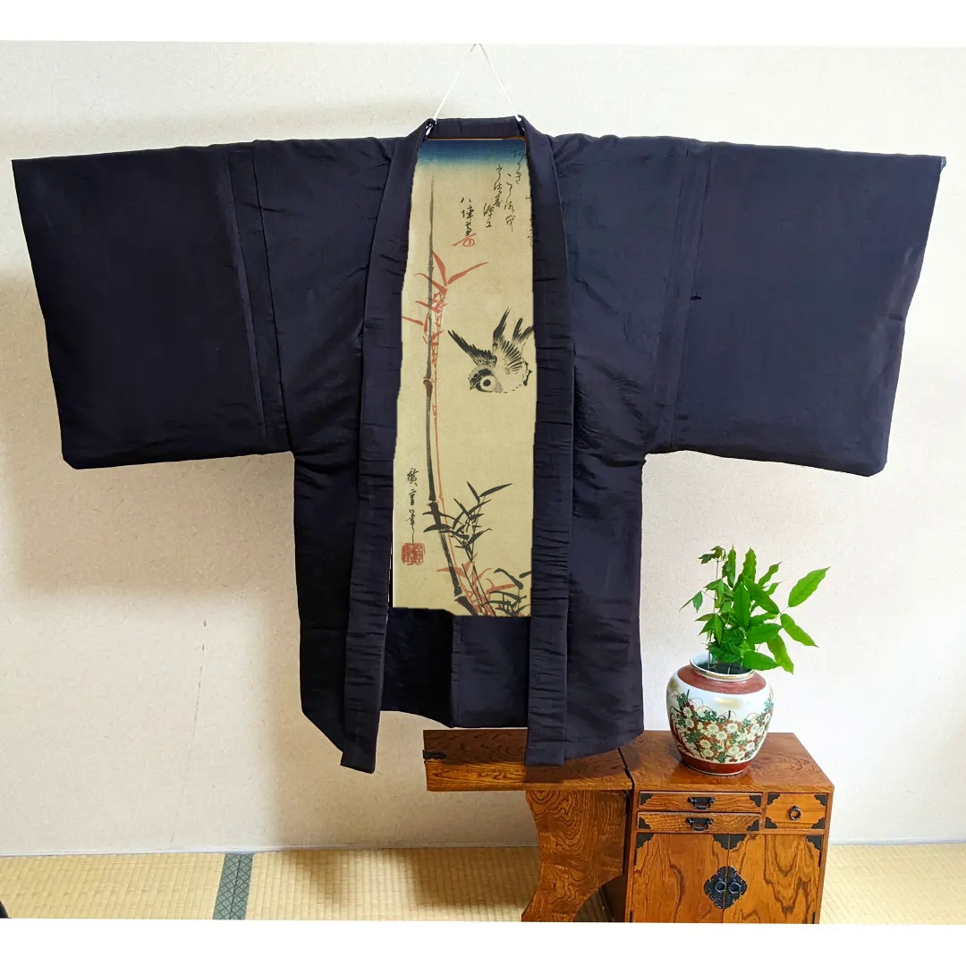 「雀と竹」
