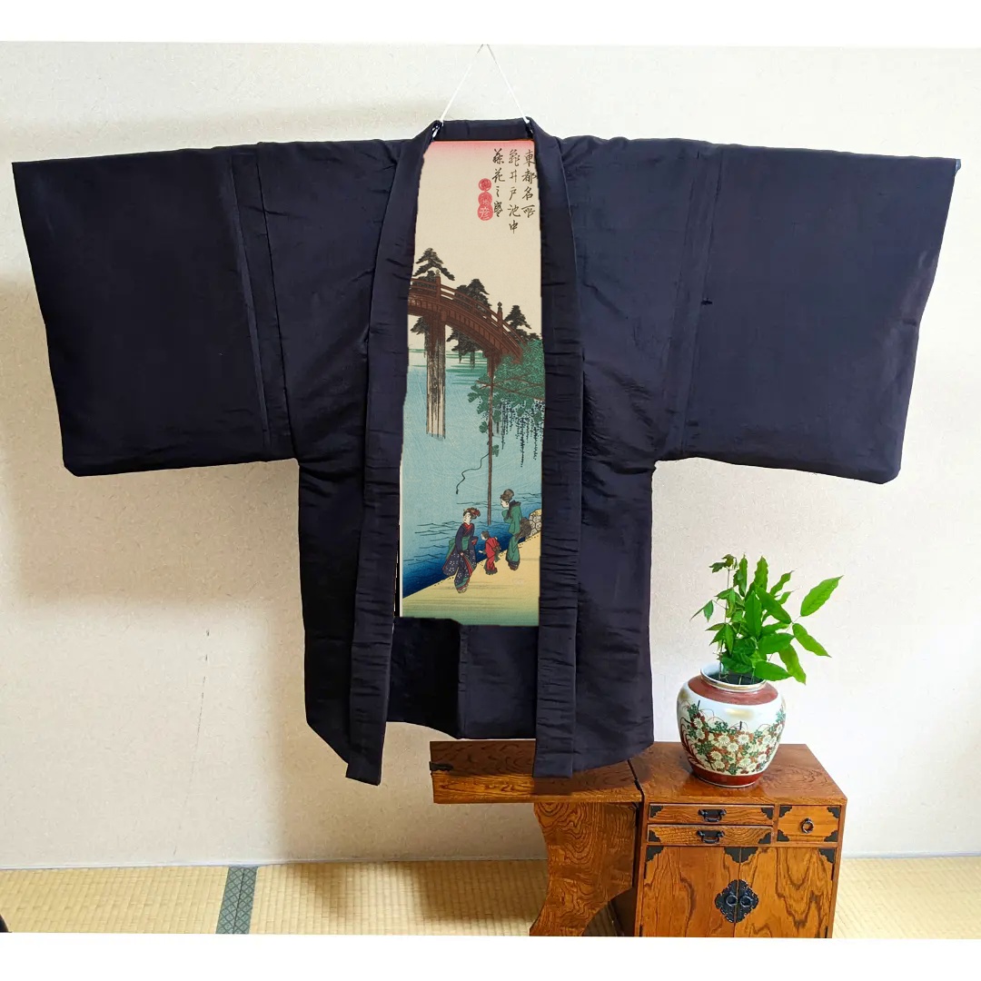 『東都名所』より「亀戸梅屋之藤」