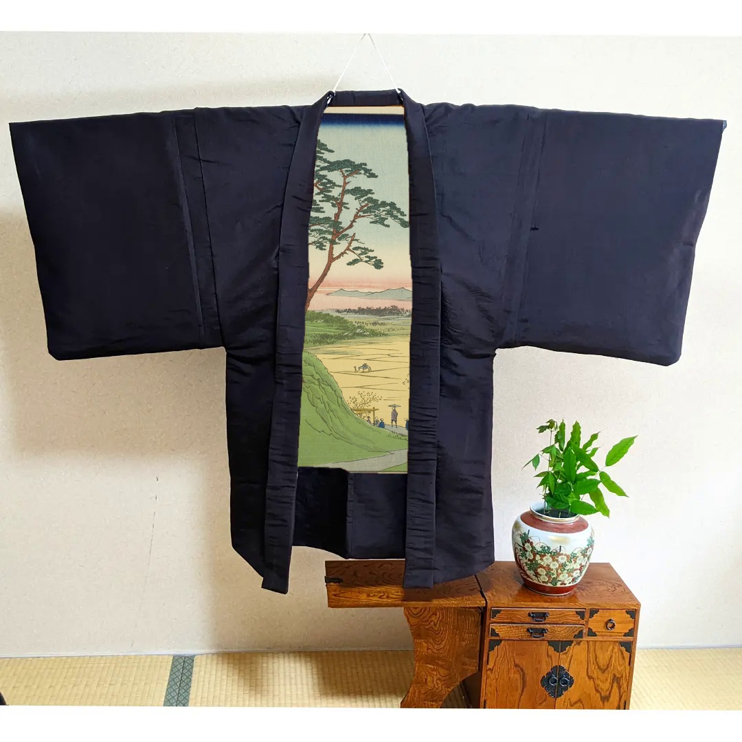 『名所江戸百景』より「目黒寂聴茶屋」