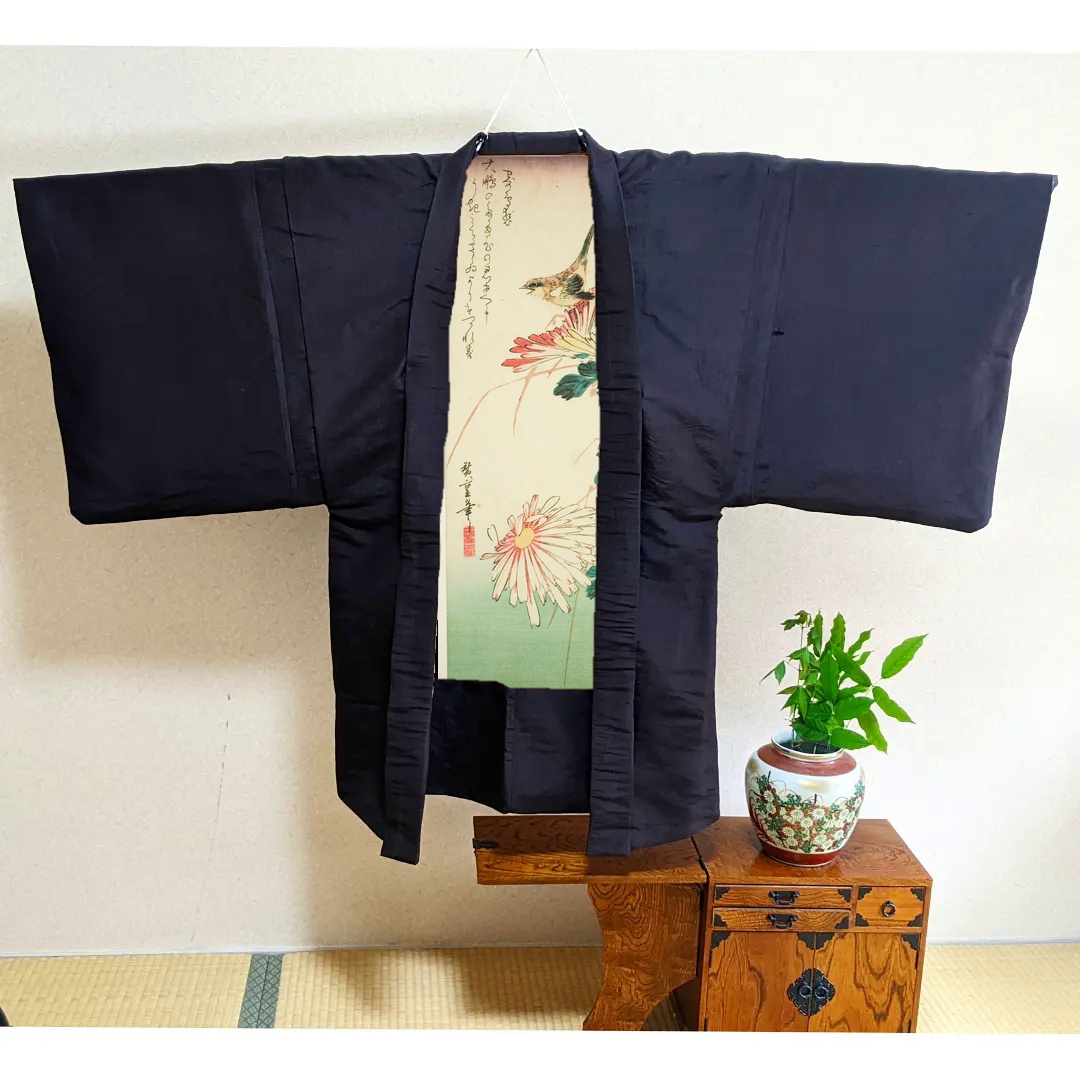 「鳥と菊」