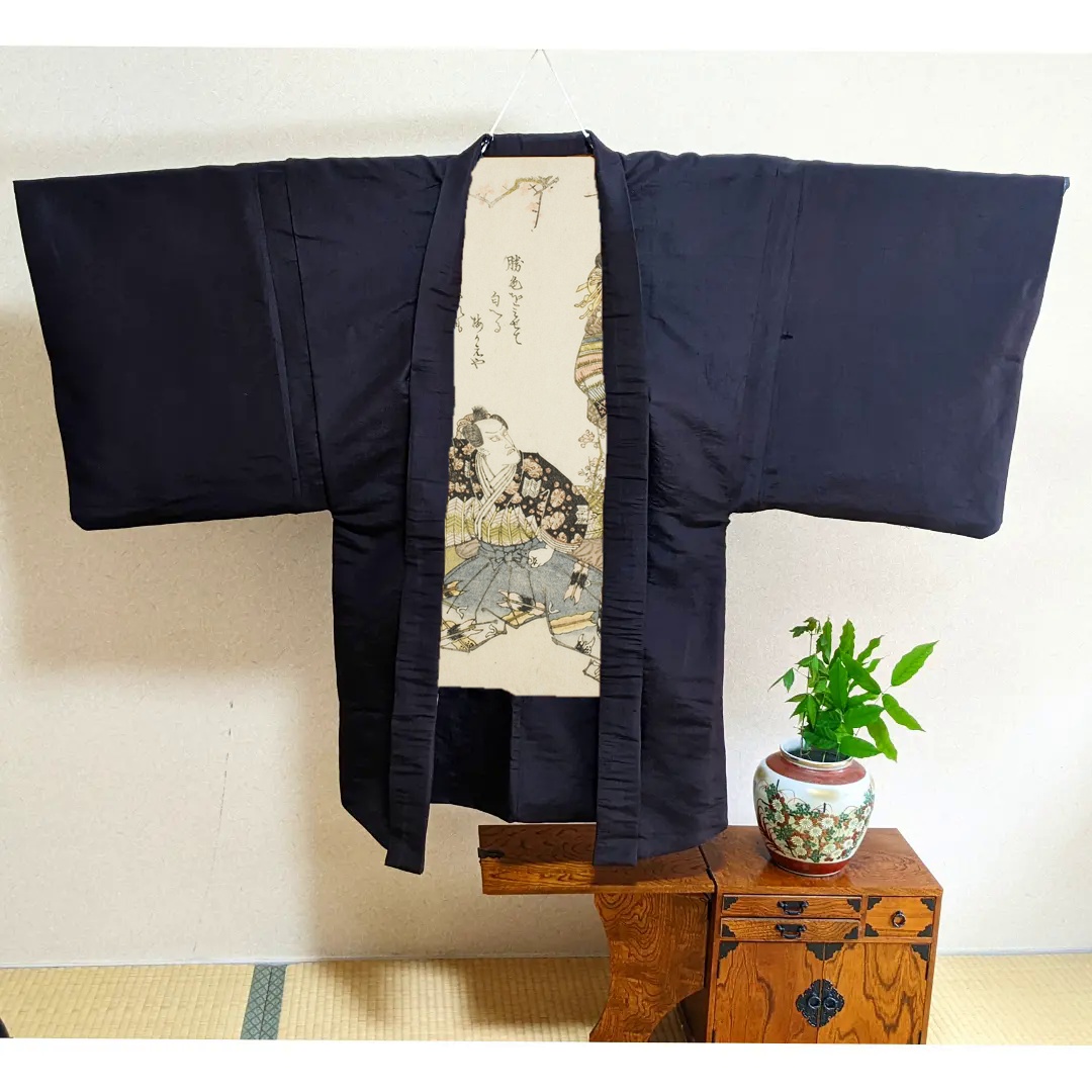 七代目市川團十郎（梶原源太景季）と三代目市川門之助（梅ヶ枝）
