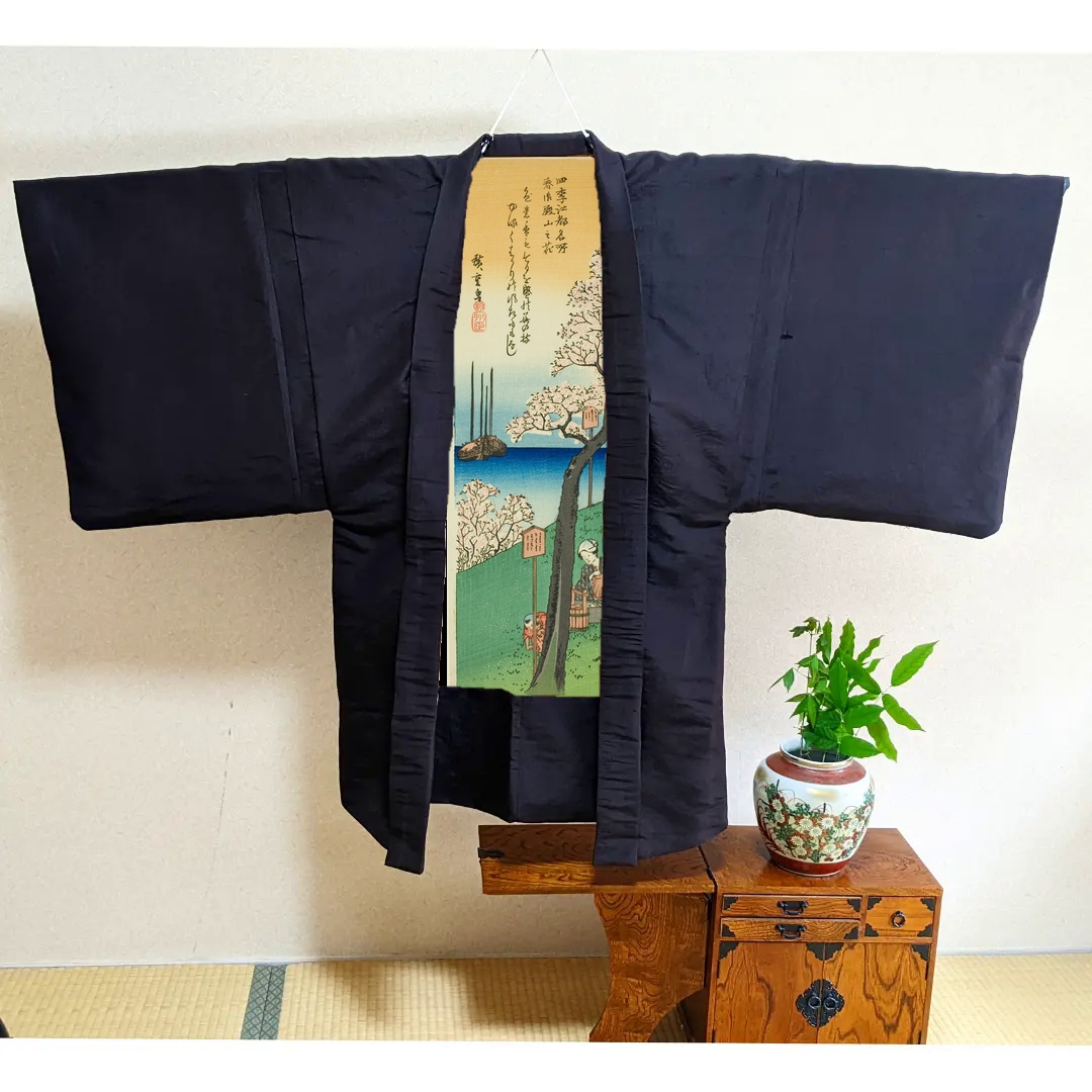 『四季こと名所』より「春　御殿山の桜」