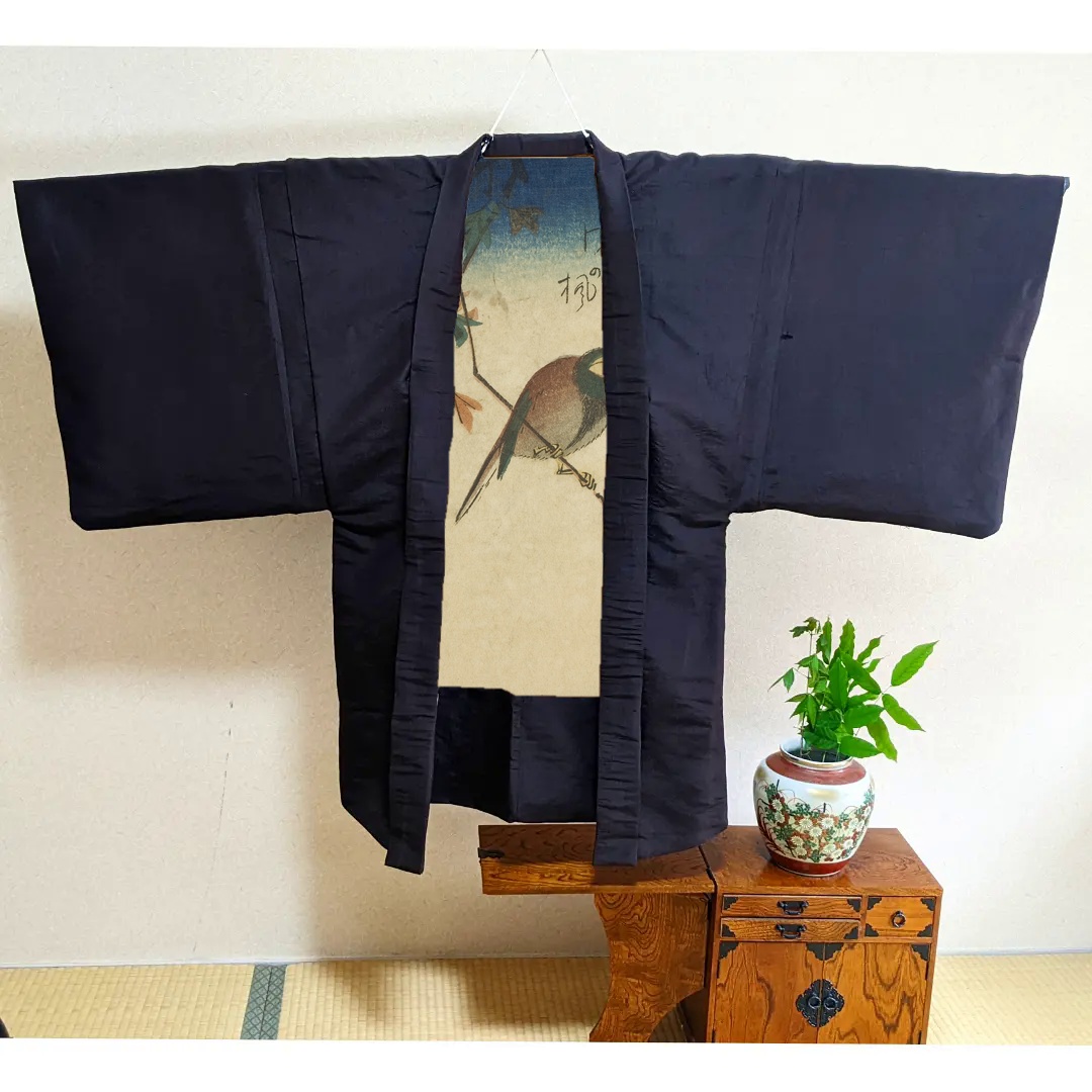 「楓に鳥」