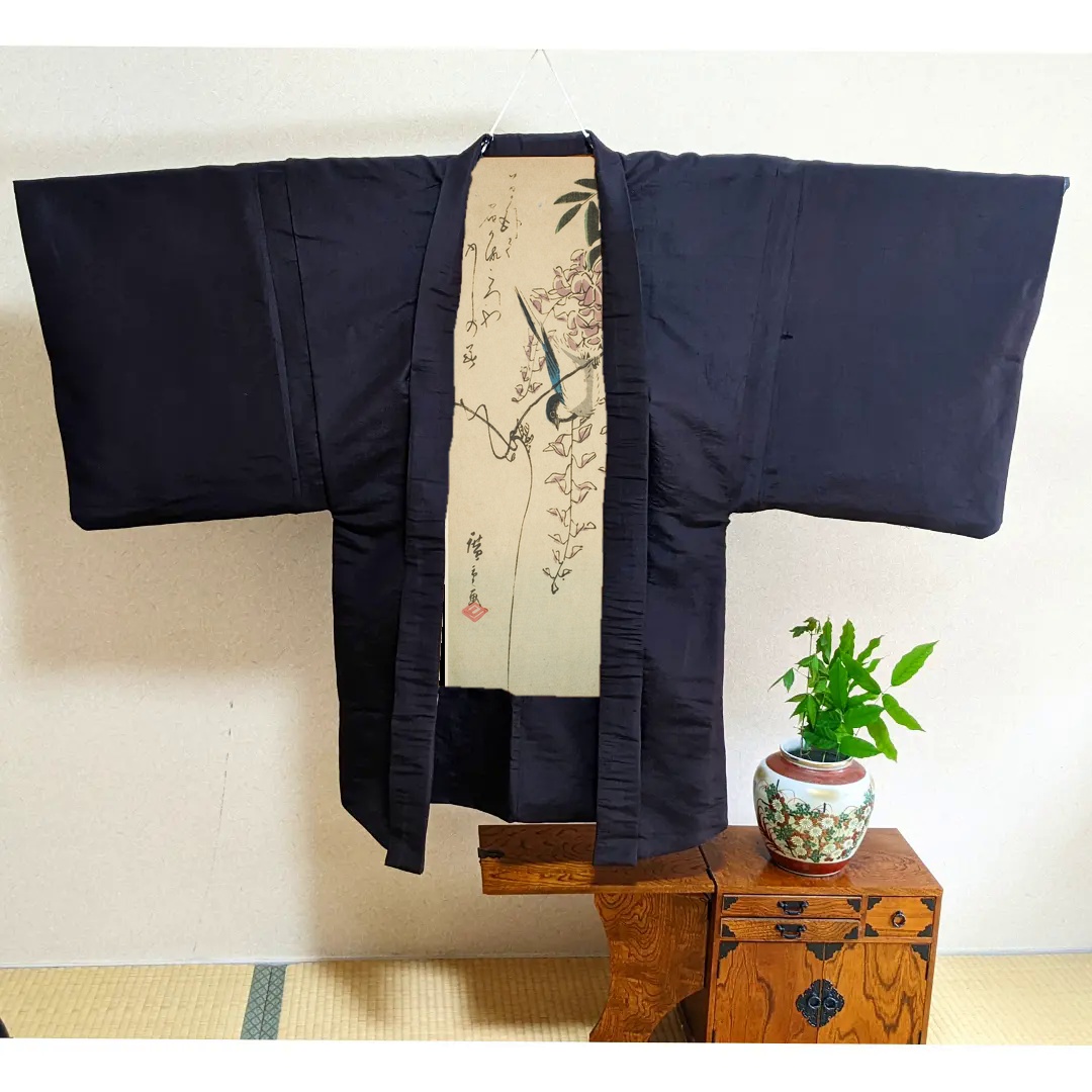 「藤に鳥」