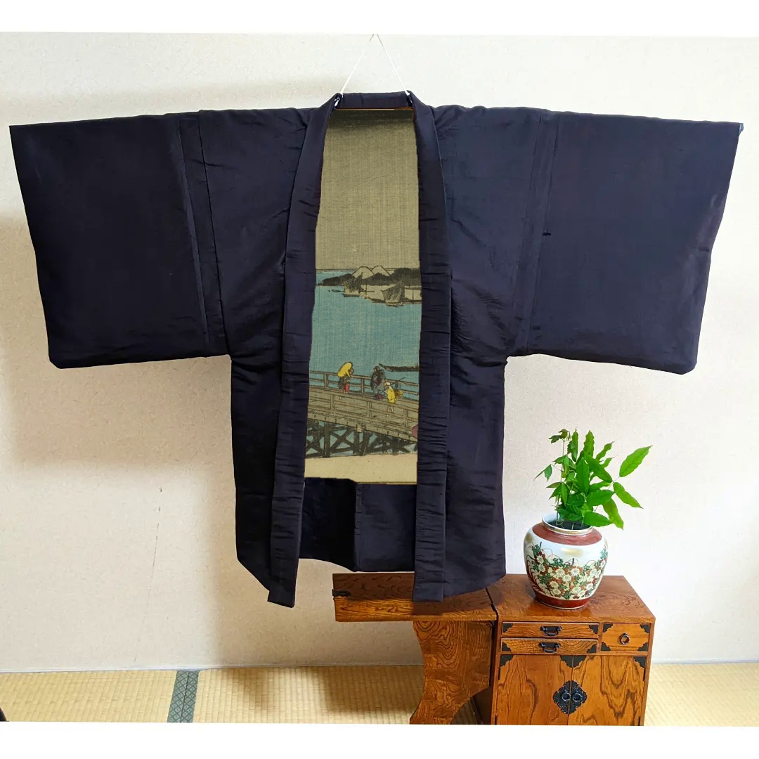 『東都名所』より「佃島永代橋漁船」