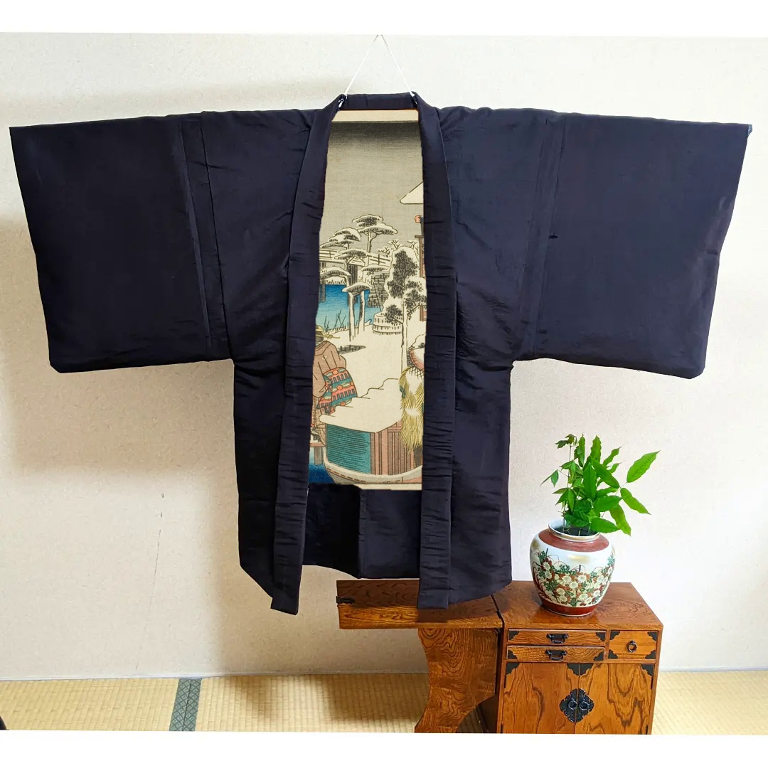 『江戸名家絵解』より「木保寺植木屋雪見」