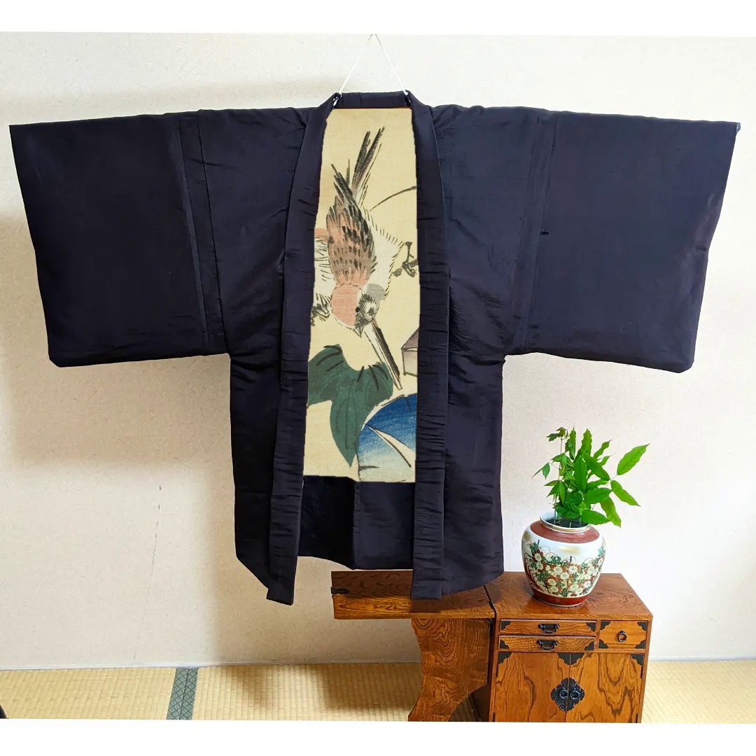 「朝顔と雀」