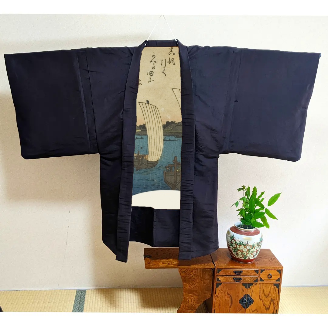 『東都八景』より「佃島帰帆」