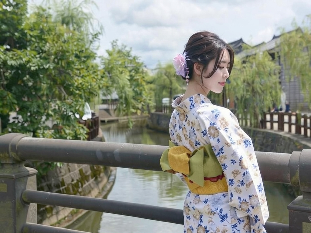 クインサイズ(巾40cm) ゆかた 生地 浴衣 反物 綿絽 No.49 牡丹柄・オフホワイト地（女 浴衣）