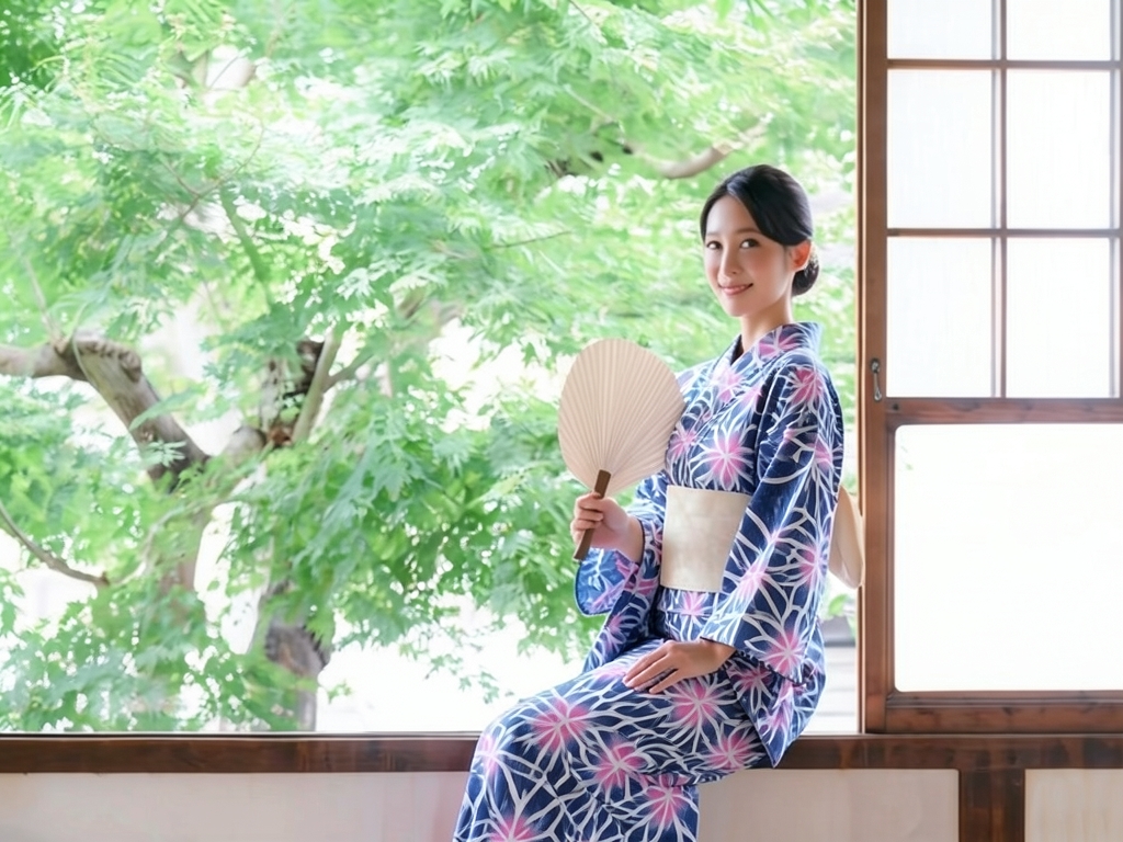 ゆかた 生地 クインサイズ 浴衣 反物 耳あり【訳アリ】 ダリア柄・紺地・No.62（女 浴衣）