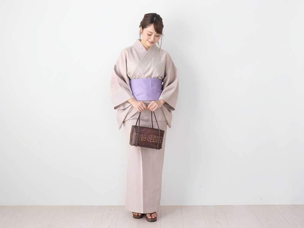 Brush marks, brush marks, eight marks, fabric, queen size (width 40cm) cotton pongee yukata cloth N… (Female yukata)