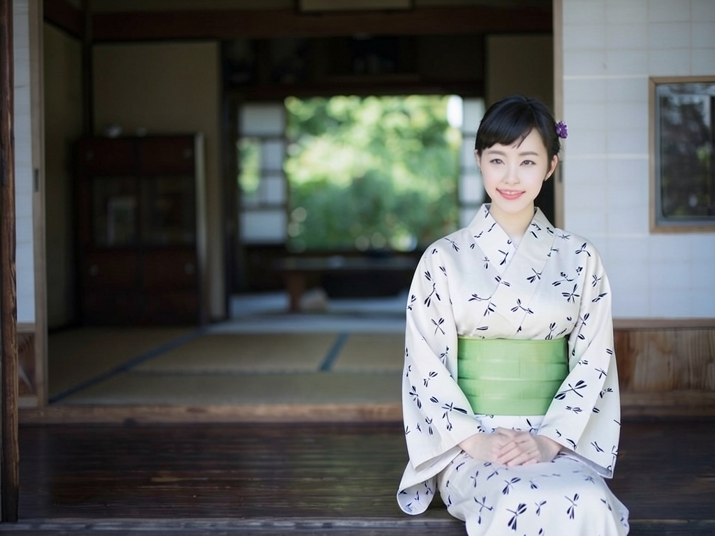ゆかた 生地 両面染め 浴衣 反物 耳有り 白地・トンボ柄・No.89（女 浴衣）