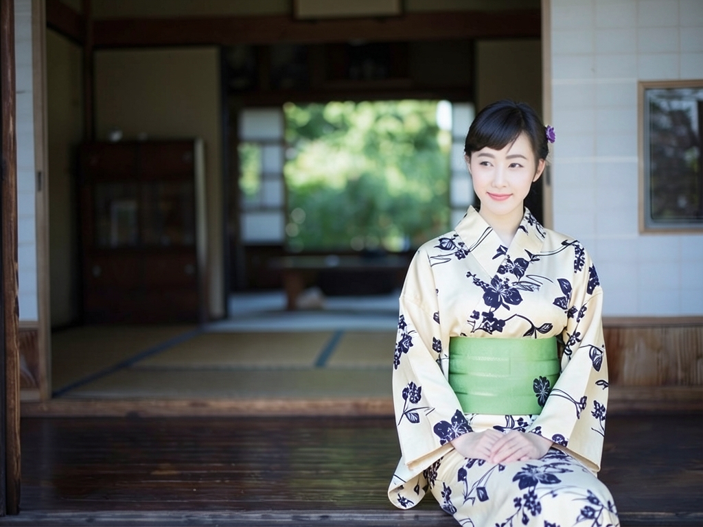 ゆかた 生地 両面染め 浴衣 反物 耳有り 白地・秋海棠柄・No.102（女 浴衣）
