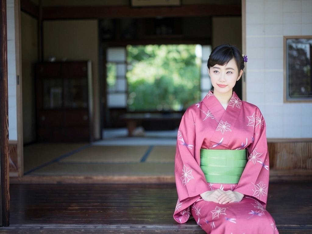 ゆかた 生地 耳有り・両面染め浴衣 反物・No.116 ピンク地・トンボ柄（女 浴衣）