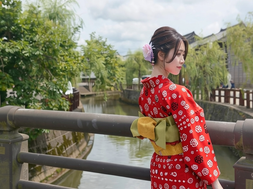 yukata tsumori chisato浴衣 反物 ツモリチサト 赤地・花丸柄・No.134（女 浴衣）