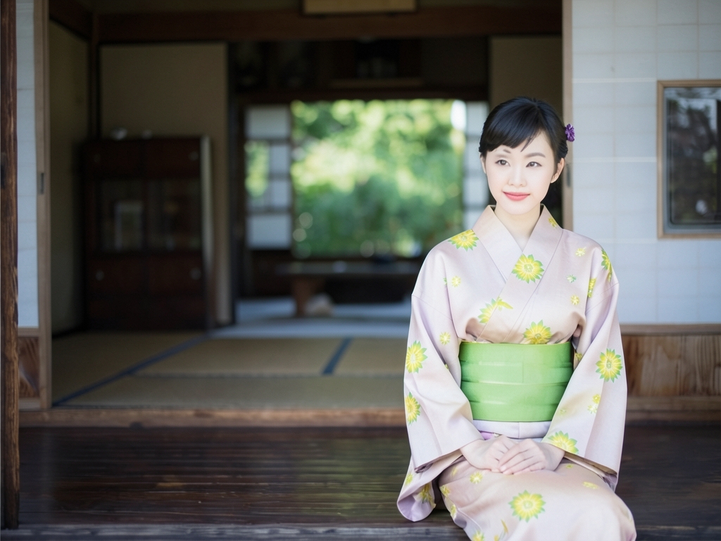 浴衣 生地 教材用 耳あり 両面染めゆかた 反物 No.146ヒマワリ柄・うすピンク地（女 浴衣）