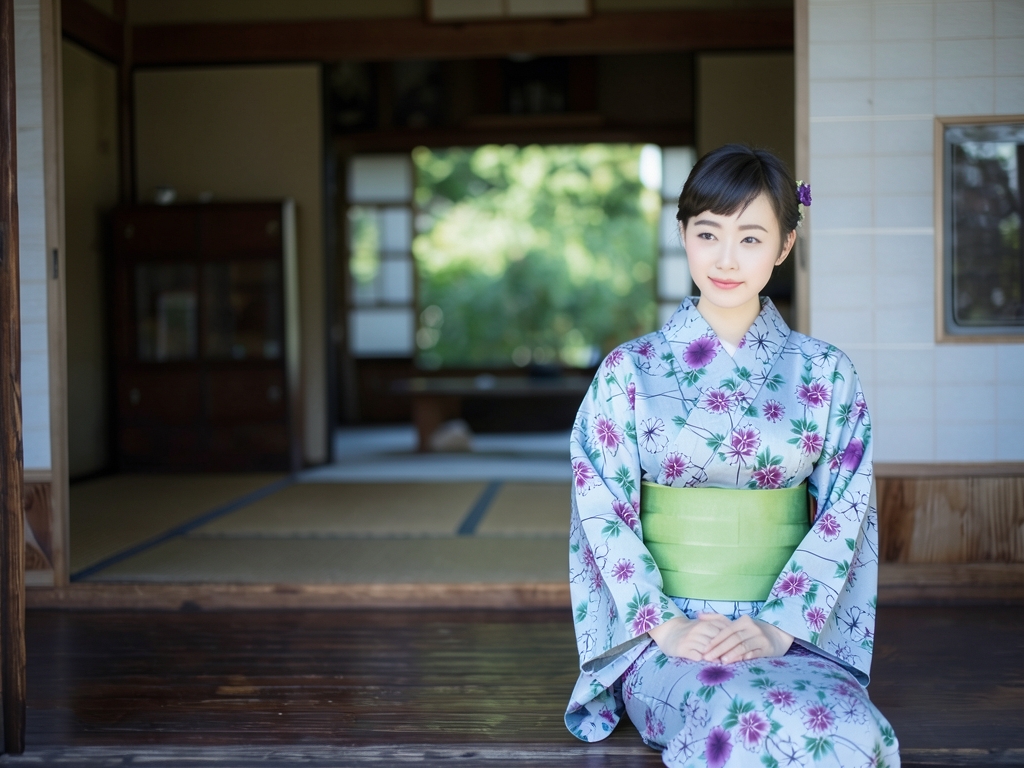 Width 40cm Yukata fabric, untailored item, no ears (treated to prevent ears from fraying) Yukata cl… (Female yukata)